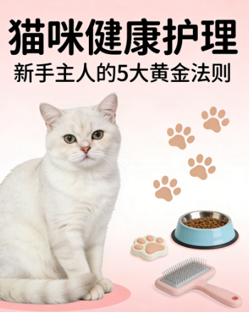 猫咪健康护理：新手主人的5大黄金法则