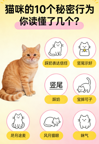 猫咪的10个秘密行为，你读懂了几个？